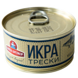 Икра деликатесная люкс трески 130г ж/б