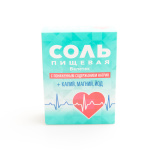 Соль пищевая с пониженным сод.Na +калий,магний,йод 350г