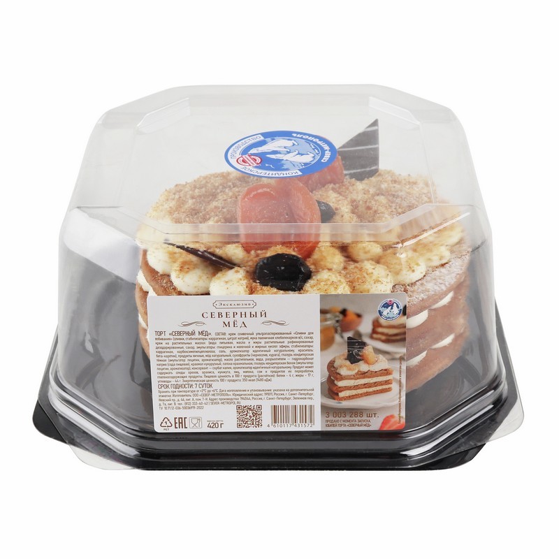 Торт Северный мед 420г Север 
