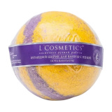 Шар бурлящий д/ванны Ночь Клеопатры c пеной 120г L Cosmetics 