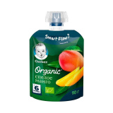 Пюре Гербер Спелое Манго 90г ДП 