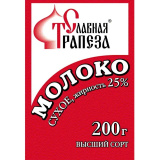 Молоко сухое цельное ГОСТ 26% 200г
