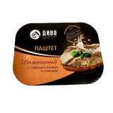 Паштет Домашний с говяж.печенью и сливками 150г Диво 