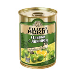 Оливки с лимоном 300г Filippo Berio ж/б