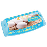 Яйцо куриное СО Синявинское Экстра 10шт 