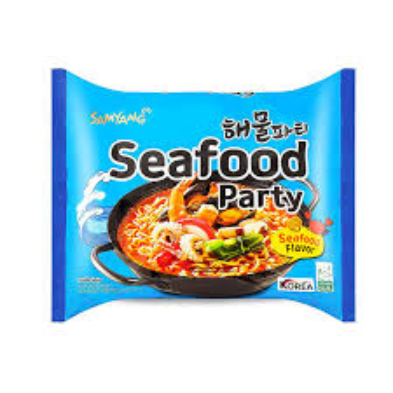 Лапша б/пригот.с морепродуктами 125г Samyang  