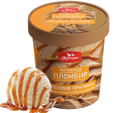 Мороженое пломбир Ореховое пралине 15% 330г 