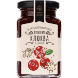 Клюква дробленая с сахаром 290 г ст/б  Медовый дом