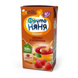 Напиток компот Фрутоняня 0,2л яблоко/клубника ДП