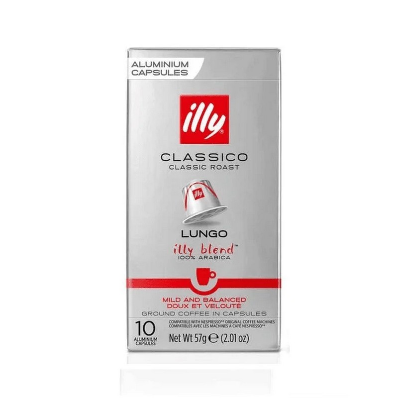 Кофе ILLY молотый в капсулах Nespresso ср/обжарки10 капсул 8912 Кофе ILLY молотый в капсулах Nespresso ср/обжарки10 капсул 8912