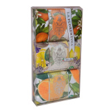 Мыло набор Florentina Лимон&Лаванда/Сред, Апельсин/Цитрус 3*200г арт200015