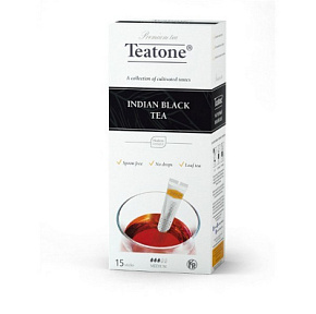 Чай Teatone черный Индийский 15шт*1,8г 