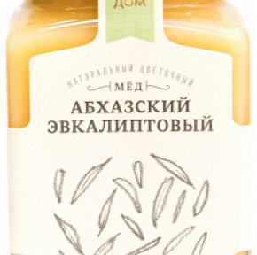 Мед Абхазский эвкалиптовый Медовый дом 320г 