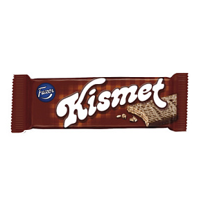 Шок.батончик Kismet 55г мол.шок/нуга/вафля