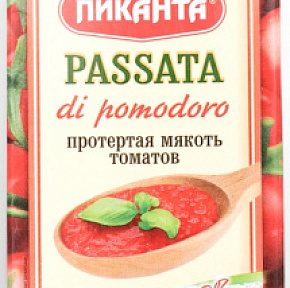 Протертая мякоть томатов Passata di pomodoro 500г Пиканта тетра-пак