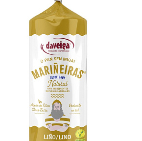 Хлебцы Marineiras классические с семенами льна 200г 