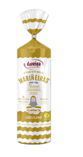 Хлебцы Marineiras классические с семенами льна 200г 