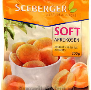 Абрикосы мягкие экстра 200г SEEBERGER