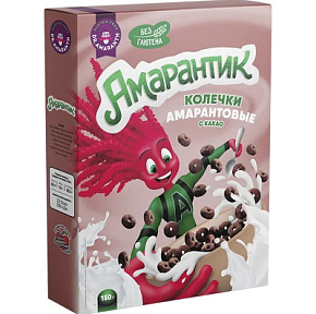 Колечки амарантовые с какао 150г 