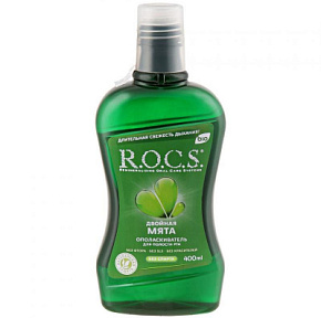 Ополаскиватель полости рта  ROKS Двойная мята 400мл
