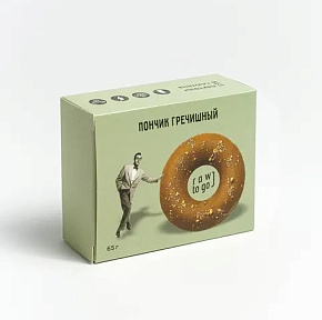 Бисквит Пончик гречишный 65г Rawtogo