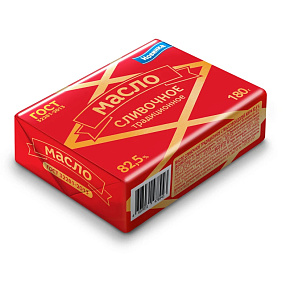 Масло слив.Традиционное 82,5% 180г