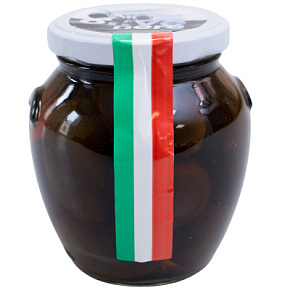 Оливки с/к гигантские черные 290г Cezoni