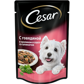 Корм Cesar 85г Говядина/кролик/шпинат