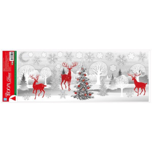 Наклейки Новогодняя ночь  WDX0417A