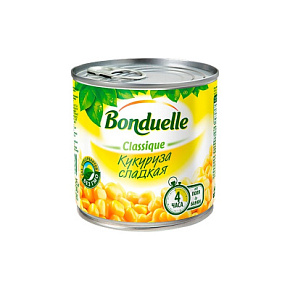 Кукуруза Бондюэль 340г 425мл ж/б слад  