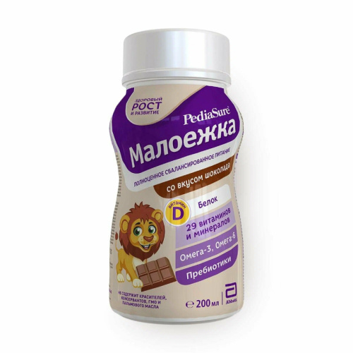 ПедиаШур Малоежка 1-10лет 200г Шоколад