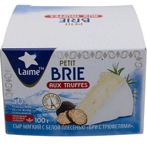 Сыр Бри мяг.с бел.плесенью с трюфелями 100г 