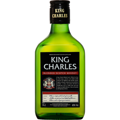 Виски Кинг Чарльз 40% 0,2л 