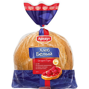 Хлеб Белый круглый нар. 550г Арнаут  