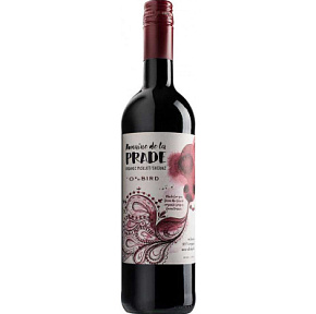 Вино Оддбёрд Домен де ля Прад Мерло-Шираз кр.б/алког.0,5% 0,75л 
