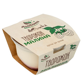 Творожок с малиной 150г Любони 