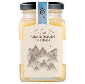 Мед Альпийский горный 320г Медовый дом 