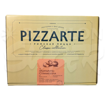 Пицца Римская Маргарита Страчателла 400г Pizzarte