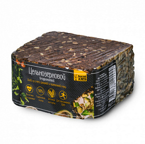 Хлеб Цельнозерновой из смеси ржаной и пшен,муки 300г