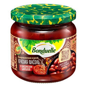 Фасоль красная Bonduelle в классическом Барбекю 350г 