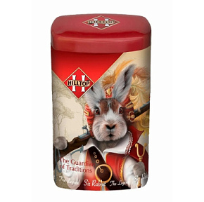 Чай Хилтоп Подарок Цейлона Символ года черный лист 80г  ж/б