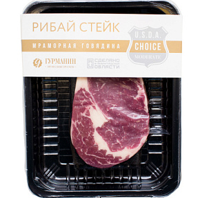 Говядина мраморная Стейк Рибай 250г