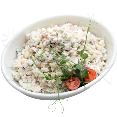 Салат Оливье фермерский "Вкусно как дома!" кг КУЛИНАРИЯ Салат Оливье фермерский "Вкусно как дома!" кг КУЛИНАРИЯ