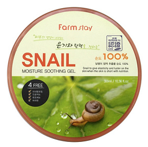 Гель смягчающий с экстрактом улитки 300мл FarmStay 