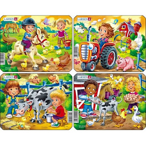 Игрушка Пазл Дети на ферме Z11