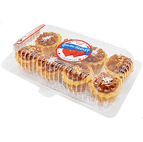 Пирожное песочное Корзиночка с вареной сгущенкой 300г Фили-Бейкер