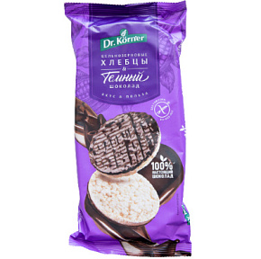 Хлебцы рисовые с тёмным шоколадом Dr.Korner 67г 
