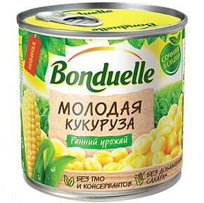 Кукуруза Бондюэль МОЛОДАЯ  170г ж/б 