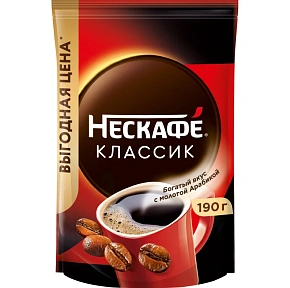 Кофе Nescafe Классик 190г