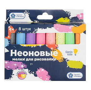 Мелки д/рисования толстые 8шт  LB08TK